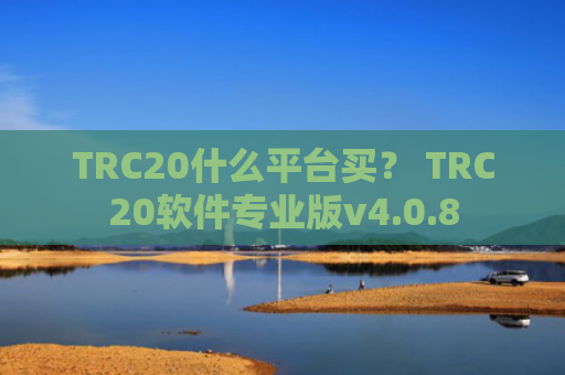 TRC20什么平台买？ TRC20软件专业版v4.0.8