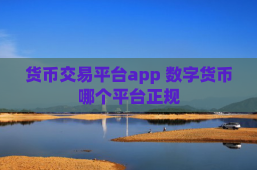 货币交易平台app 数字货币哪个平台正规
