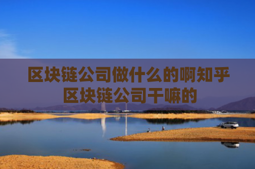 区块链公司做什么的啊知乎 区块链公司干嘛的