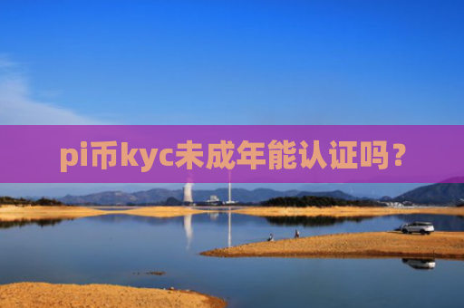 pi币kyc未成年能认证吗？