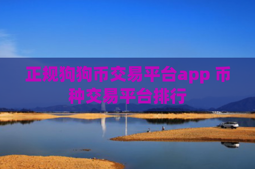 正规狗狗币交易平台app 币种交易平台排行
