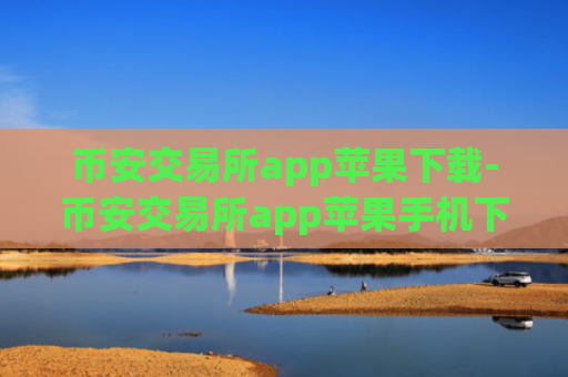 币安交易所app苹果下载-币安交易所app苹果手机下载v2.45.7