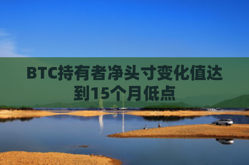 BTC持有者净头寸变化值达到15个月低点