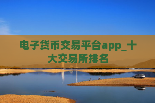 电子货币交易平台app_十大交易所排名