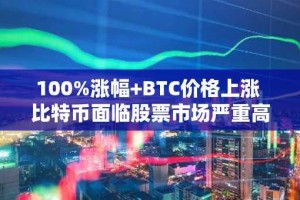 100%涨幅 BTC价格上涨 比特币面临股票市场严重高估