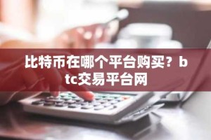 比特币在哪个平台购买？btc交易平台网