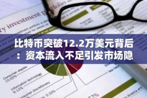 比特币突破12.2万美元背后：资本流入不足引发市场隐忧