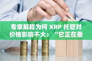 专家解释为何 XRP 托管对价格影响不大：“它正在蚕食市场”