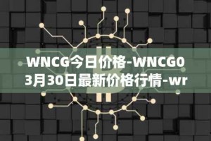 WNCG今日价格-WNCG03月30日最新价格行情-wrapped-ncg最新走势消息