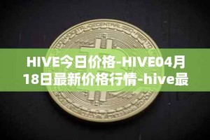 HIVE今日价格-HIVE04月18日最新价格行情-hive最新走势消息