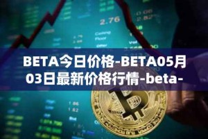 BETA今日价格-BETA05月03日最新价格行情-beta-finance最新走势消息