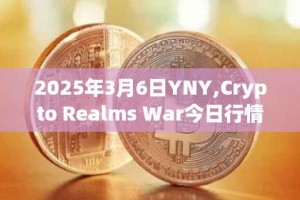 2025年3月6日YNY,Crypto Realms War今日行情最新价格