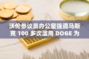 沃伦参议员办公室强调马斯克 100 多次滥用 DOGE 为自己和企业谋利