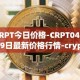 CRPT今日价格-CRPT04月29日最新价格行情-crypterium最新走势消息