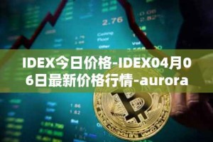 IDEX今日价格-IDEX04月06日最新价格行情-aurora-dao最新走势消息