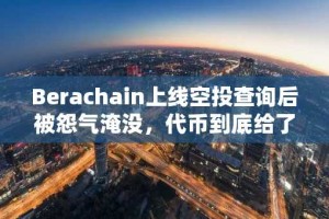 Berachain上线空投查询后被怨气淹没，代币到底给了谁？