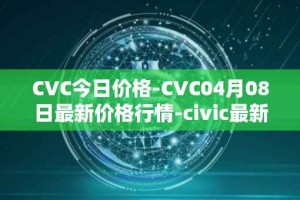 CVC今日价格-CVC04月08日最新价格行情-civic最新走势消息