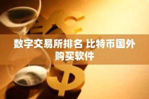 数字交易所排名 比特币国外购买软件