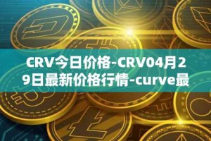 CRV今日价格-CRV04月29日最新价格行情-curve最新走势消息