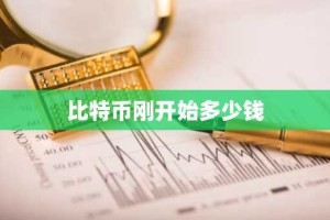 比特币刚开始多少钱